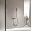 Grifo para ducha termostático Génova gun metal de Imex